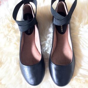 Cute Ankle Strap Audrey Brooke Ballet Flats